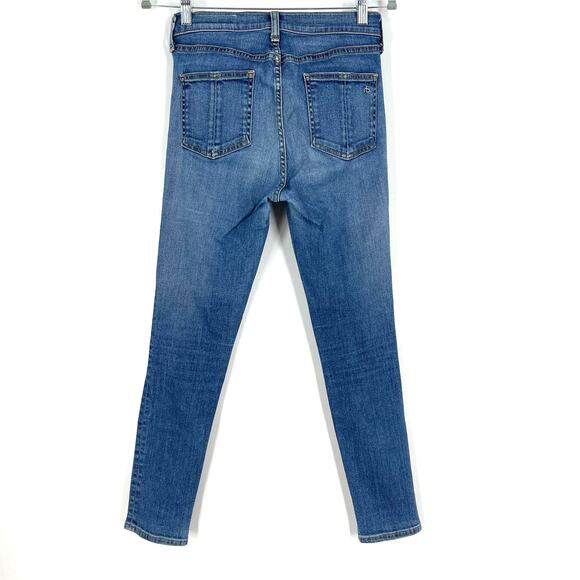 Rag & Bone High Rise Ankle Skinny Jeans Size 26 Blue - Picture 2 of 6